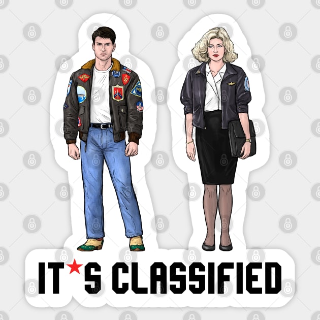 It's Classified Sticker by PreservedDragons